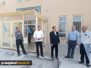 بازدید میدانی مسئولان دانشگاه ملی مهارت استان یزد از آموزشکده پسران میبد _ امام خمینی (ره) 3