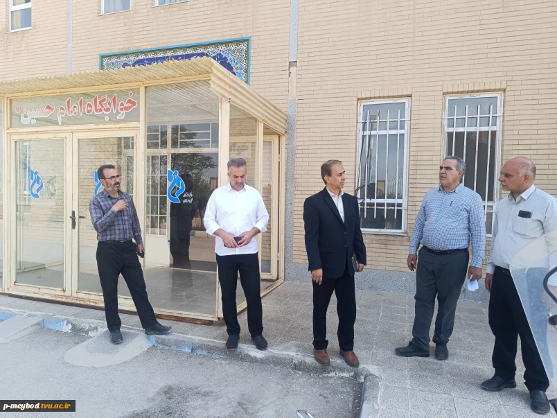 بازدید میدانی مسئولان دانشگاه ملی مهارت استان یزد از آموزشکده پسران میبد _ امام خمینی (ره) 3